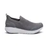 Aetrex Men's Dash Slip On Shoes In Grey In Gray