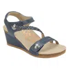 Aetrex Naya In Navy In Blue