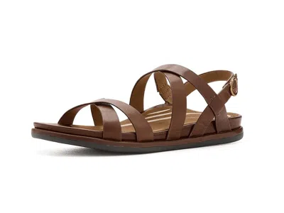Aetrex Piper Adjustable Quarter Strap Sandals In Multi