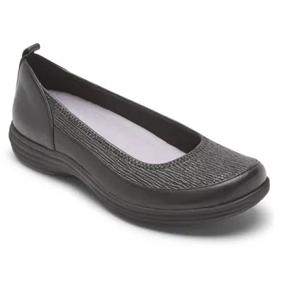 Aetrex Quinn Curved Slip-on In Black