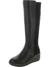 AETREX ROSE WOMENS LEATHER COMFORT KNEE-HIGH BOOTS