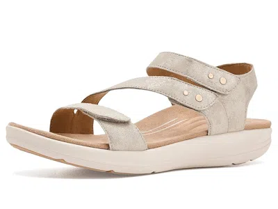 Aetrex Savannah Platform Sandals Women's Dress Sandals Champagne: Eu 36 (us Women's 6-6.5) M (b) In Neutral