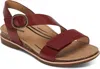 Aetrex Women Tamara Sandal In Walnut In Beige