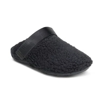 Aetrex Unisex Millie Slippers In Black In Animal Print
