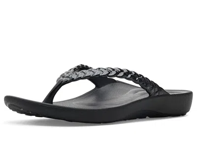 Aetrex Vicki Thong Sandal In Blue