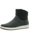 Aetrex Winnie Boots Women's Us 9 Gray Suede Sherpa Ankle Casual Shoes Zpo3428 In Green