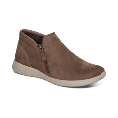 Aetrex Women's Addie Ankle Bootie In Brown