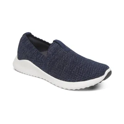 Aetrex Women's Angie Slip On Sneaker In Navy