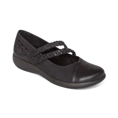 Aetrex Women's Annie Mary Jane Shoe In Black