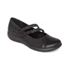 Aetrex Women's Annie Mary Jane Wide In Black In Black