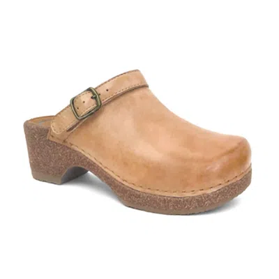 Aetrex Women's Beckie Cork Clog In Natural In Brown