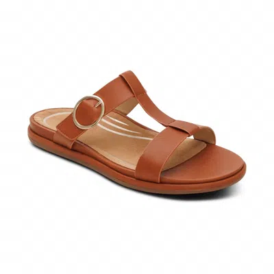 Aetrex Women's Blaire Sandal In Ginger In Brown