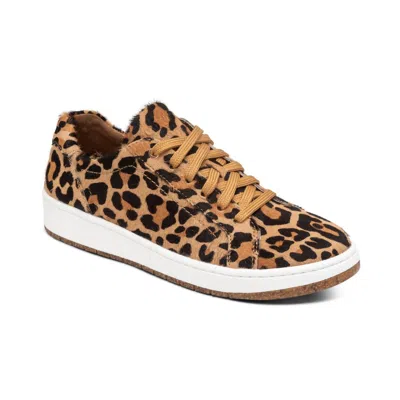 Aetrex Women's Blake Sneaker In Leopard In Brown