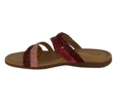 Aetrex Women's Brielle Slide Sandal In Red
