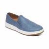 Aetrex Women's Cameron Slip-on Sneaker In Denim/taupe In Multi