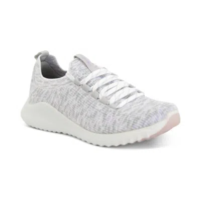 Aetrex Women's Carly Arch Support Sneakers In Lavender Multi In Grey