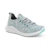 Aetrex Women's Carly Arch Support Sneakers In Sky Blue Multi In Blue
