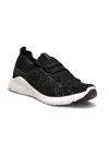 Aetrex Women's Carly Sneaker In Black In Black