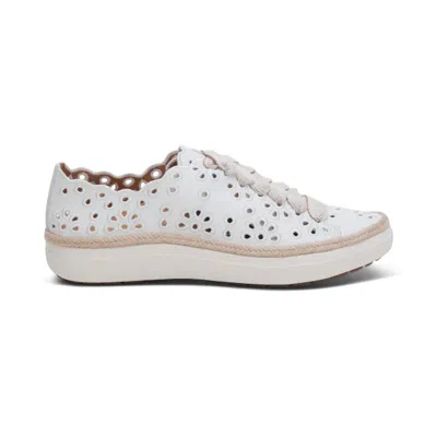 Aetrex Women's Charlotte Sneaker In White