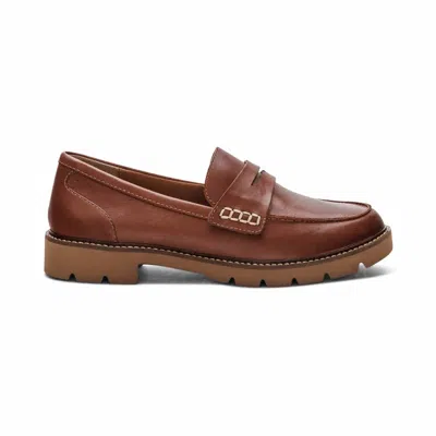 Aetrex Women's Collette Loafer In Cognac In Brown