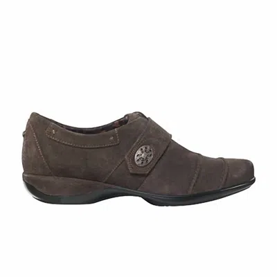 Aetrex Women's Corinne Monk Strap Shoes In Brown In Gray