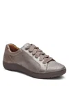 Aetrex Women's Courtney Lace-up Sneakers In Brushed Silver In Multi