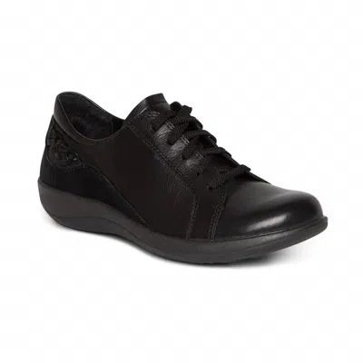 Aetrex Women Dana Lace Up Oxford In Black