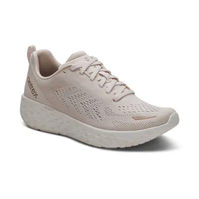 Aetrex Women's Danika Arch Sneaker In Ivory In Gray