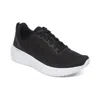 Aetrex Women's Danika Sneaker In Black In Black