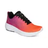 Aetrex Danika Arch Support Sneaker In Sunset Fade In Animal Print