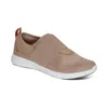 Aetrex Women's Demi Arch Support Sneaker In Taupe In Beige