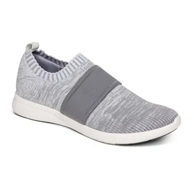 Aetrex Women's Demi Slip On Sneaker In Grey In Multi