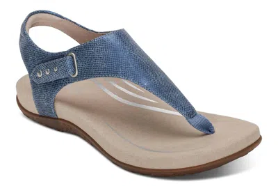 Aetrex Women's Ellie Sandal In Blue