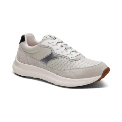 Aetrex Women Emily Lace Up Sneakers In Chalk In White