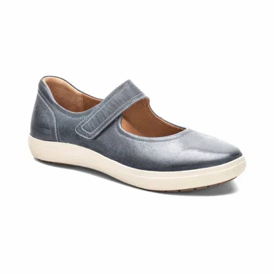 Aetrex Women's Erica Casual Sneakers In Navy Blue In Gray