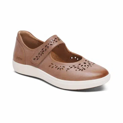 Aetrex Women's Erica Casual Sneakers In Tan In Brown