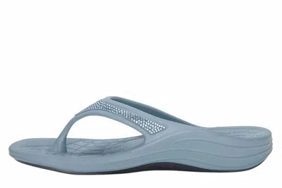 Aetrex Women's Fiji Sparkle Sandals In Blue