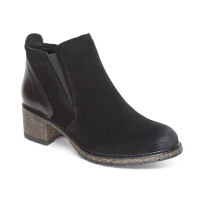 Aetrex Women's Frankie Ankle Boot In Black