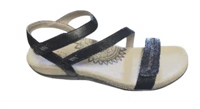 Aetrex Women's Gabby Sandal In Black In Multi