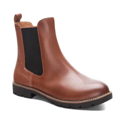 Aetrex Women's Hannah Boot In Cognac In Green