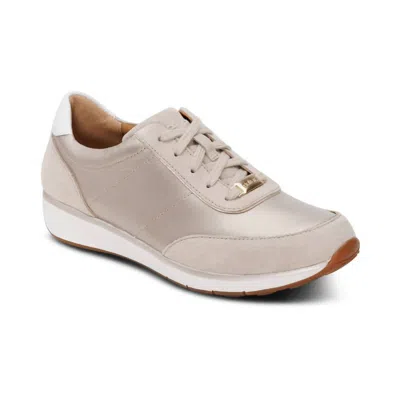 Aetrex Women's Ivy Arch Support Sneaker In Champagne In Neutral