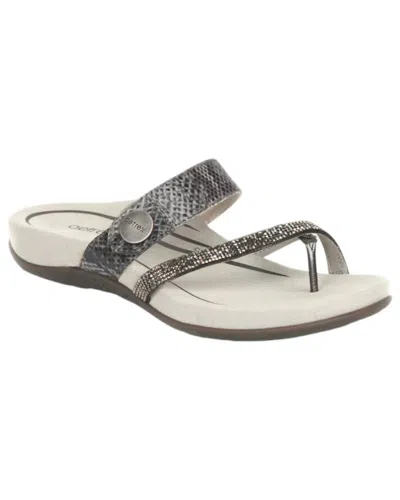 Aetrex Women's Izzy Sandals In Pewter Sparkle In Multi