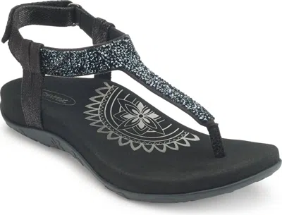 Aetrex Women's Jade Sandal In Black