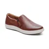 Aetrex Women Jenna Slip-on Sneakers In Brown In Brown
