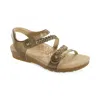 Aetrex Women's Jillian Sandals In Bronze In Gold