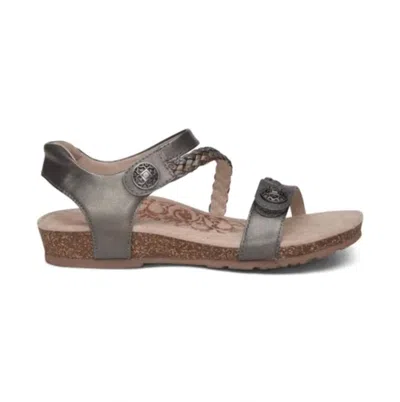 Aetrex Women's Jilian Sandal In Bronze In Multi