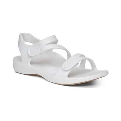 Aetrex Women's Jillian Sport Sandal In White