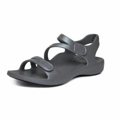Aetrex Women's Jillian Sport Sandals In Grey In Gray