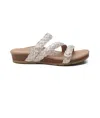 Aetrex Women Josie Slide In Champagne