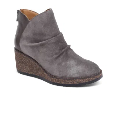 Aetrex Women's Kara Boot In Charcoal In Gray